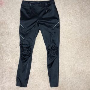 Bebe zipper detail pants size 2